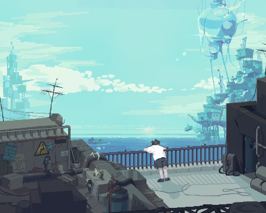 adapted artwork for 4 by 5 and wrote my own sounds #pixelart