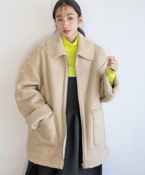 リバーシブルボアZIPブルゾン | [公式]ローリーズファーム （LOWRYS