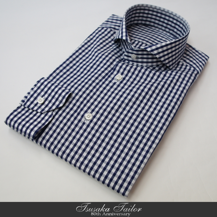 ギンガムチェックシャツ【オーダーシャツ】 : オーダースーツ東京