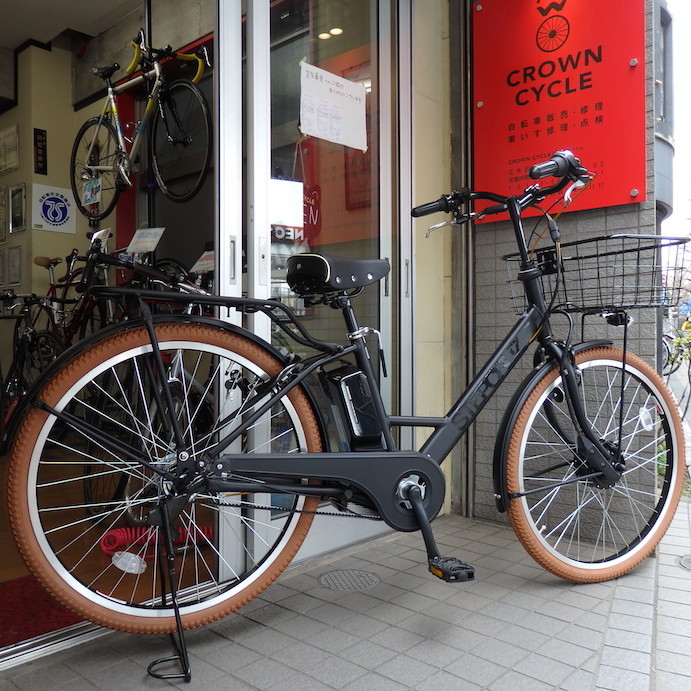 電動アシスト自転車に高級感を！ステップクルーズをプチカスタム : 246