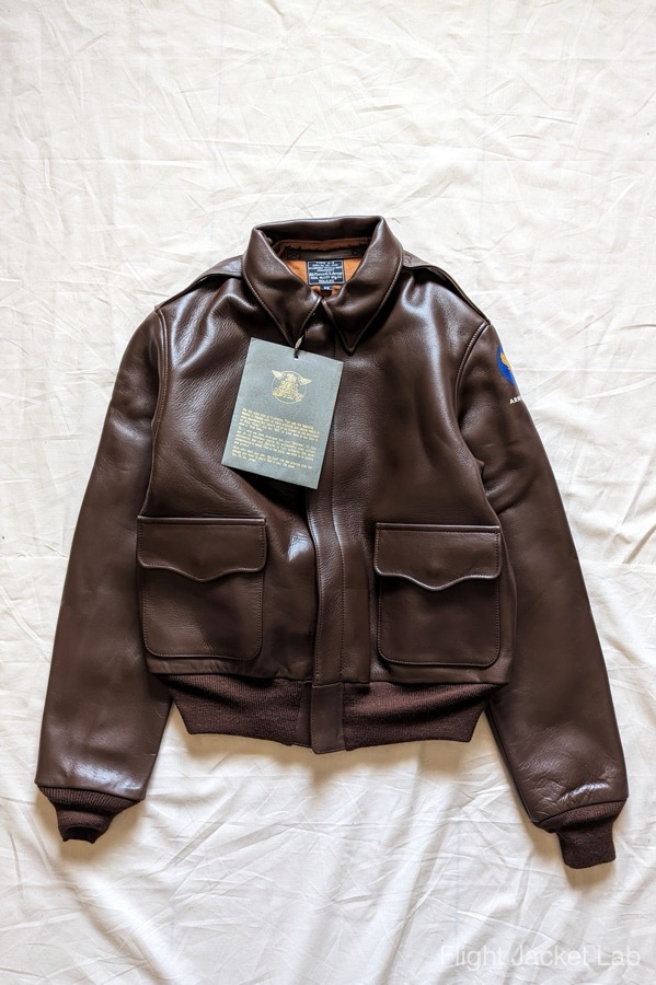 The REAL McCOY'S】 A-2 Steerhide Flight Jacket 1992s 台襟無し 旧