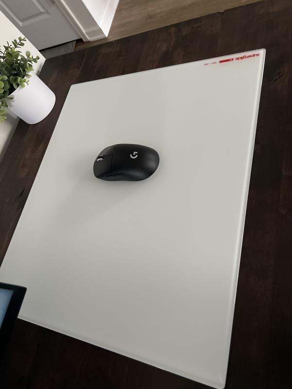 pulsar Superglide Premium Glass Mouse Pad White - Micro Center