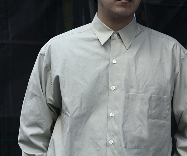 AURALEE ウォッシュドフィンクスツイルビッグシャツ | andPheb Staff Blog