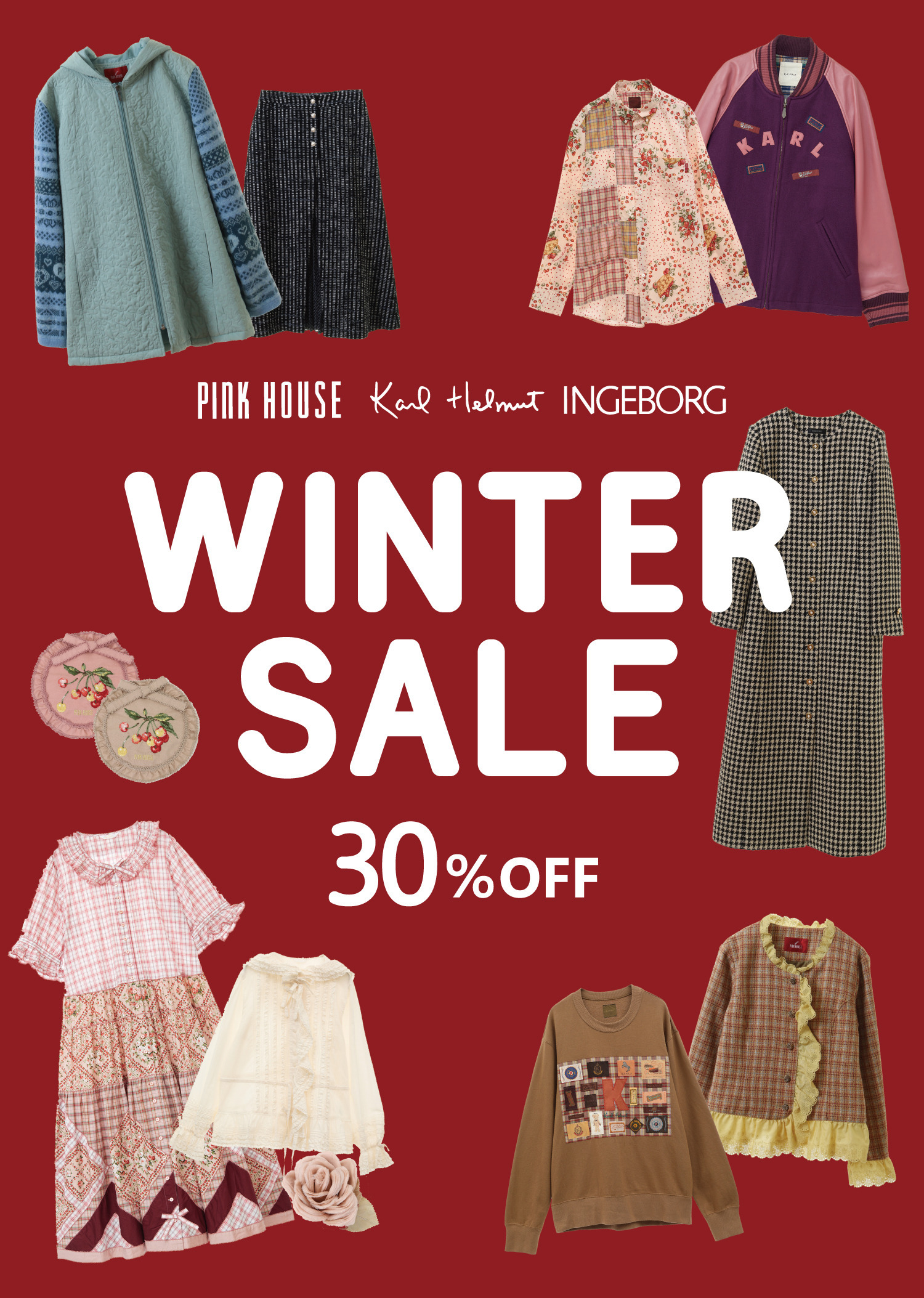 2025 WINTER SALE 1/2(thu.)START｜ピンクハウスオフィシャル