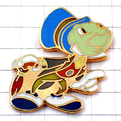 ピンバッジ・ジミニークリケット虫コオロギ『ピノキオ』ディズニー映画