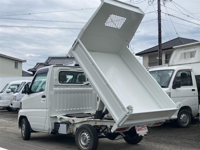 三菱 ミニキャブトラック ダンプ 実走行43600km 低床PTO式