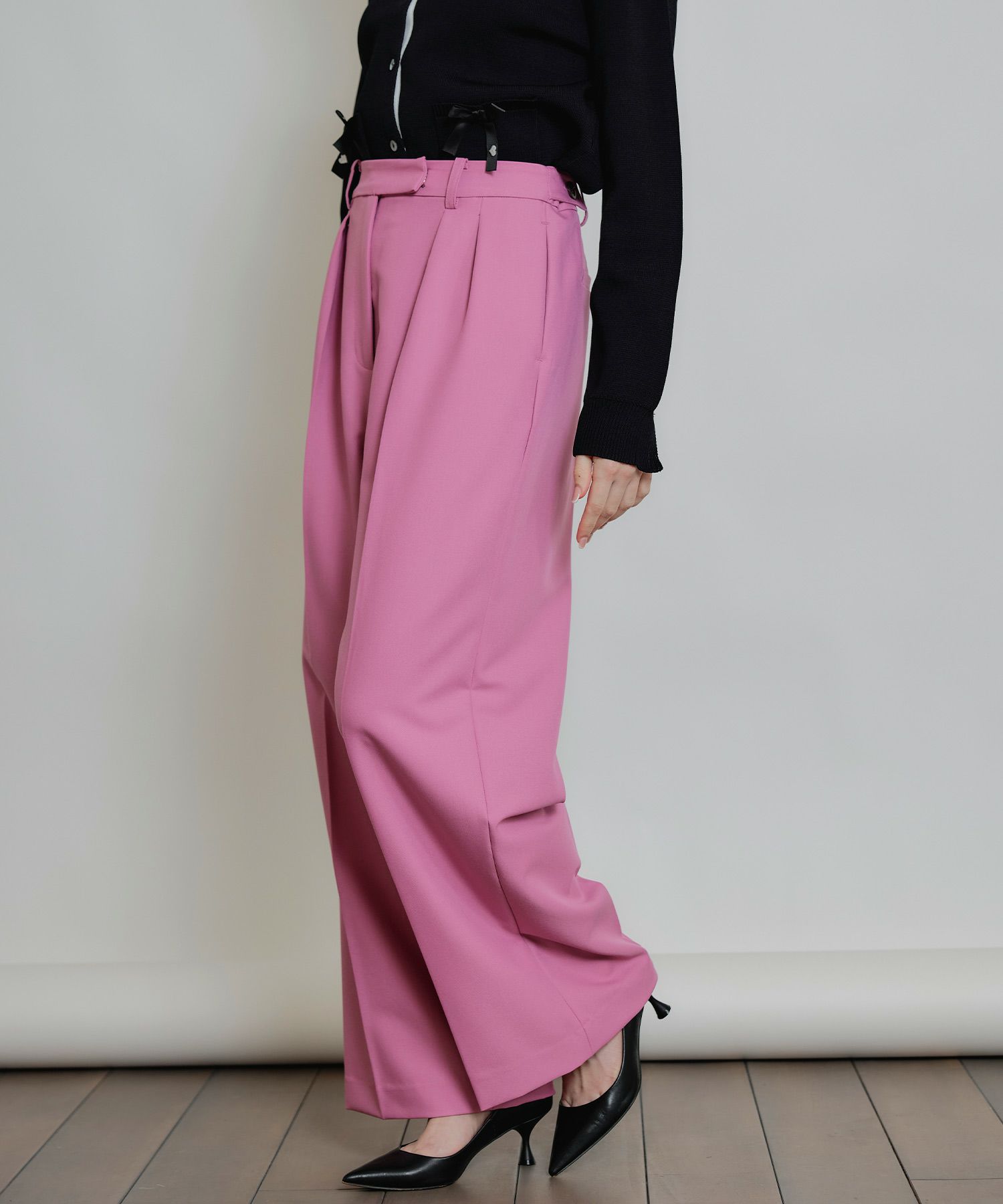 アジャスター付きタックワイドパンツ | PICCIN (ピッチン) 公式通販