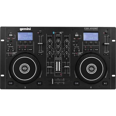 Gemini CDM 4000BT: Dual CD/USB Media Player with Bluetooth Black