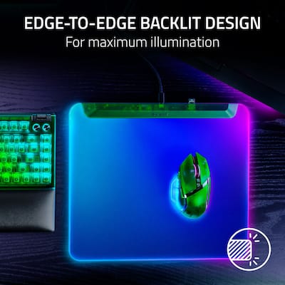 Razer Firefly V2 Pro Gaming Mouse Pad with Chroma RGB Lighting