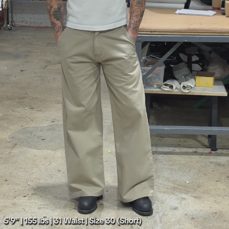 Shibuya Chino Pants | Baggy, Wide-Leg – Pool House New York