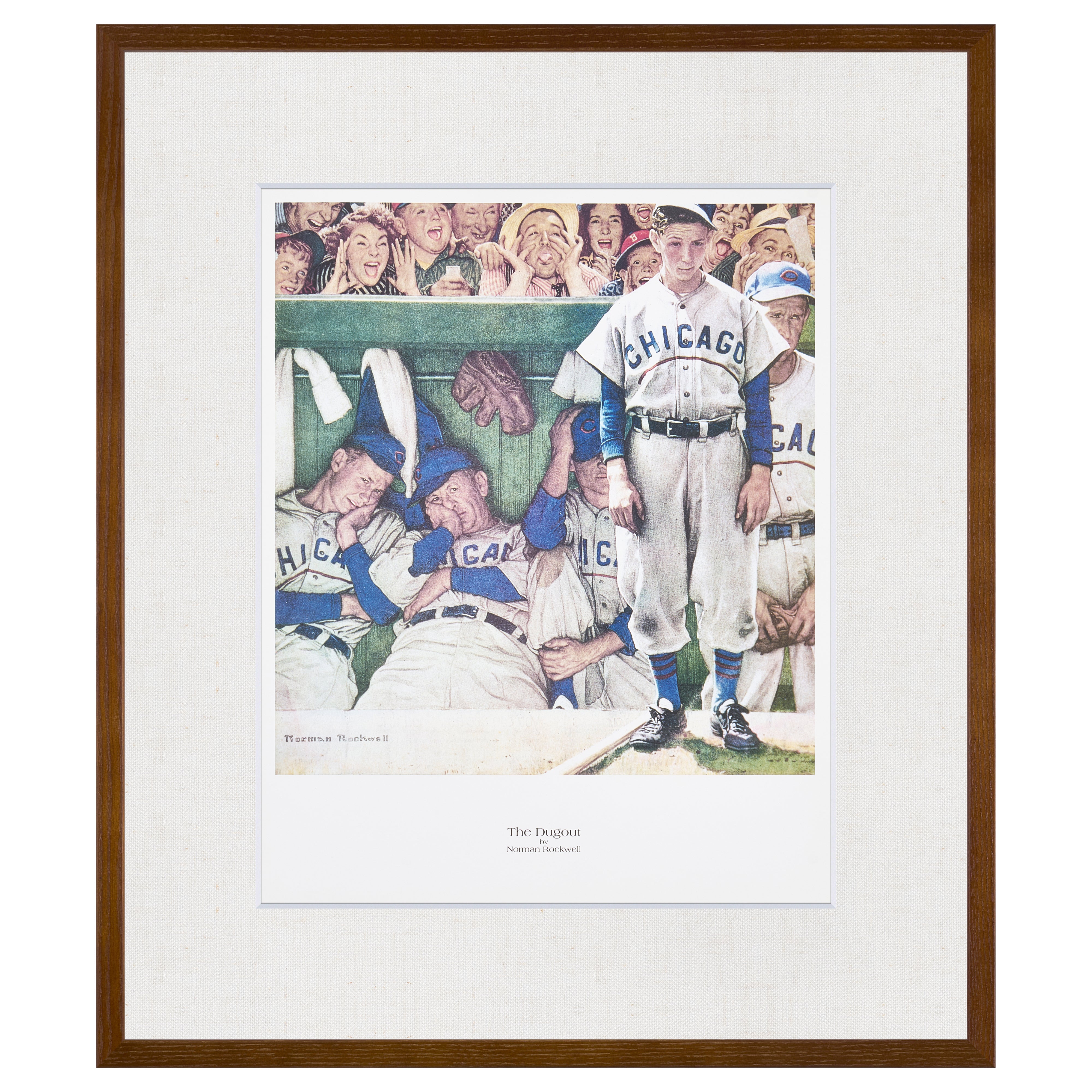限定10枚】The Dugout 1948 - CURTIS PUBLISHING 1992 / ノーマン
