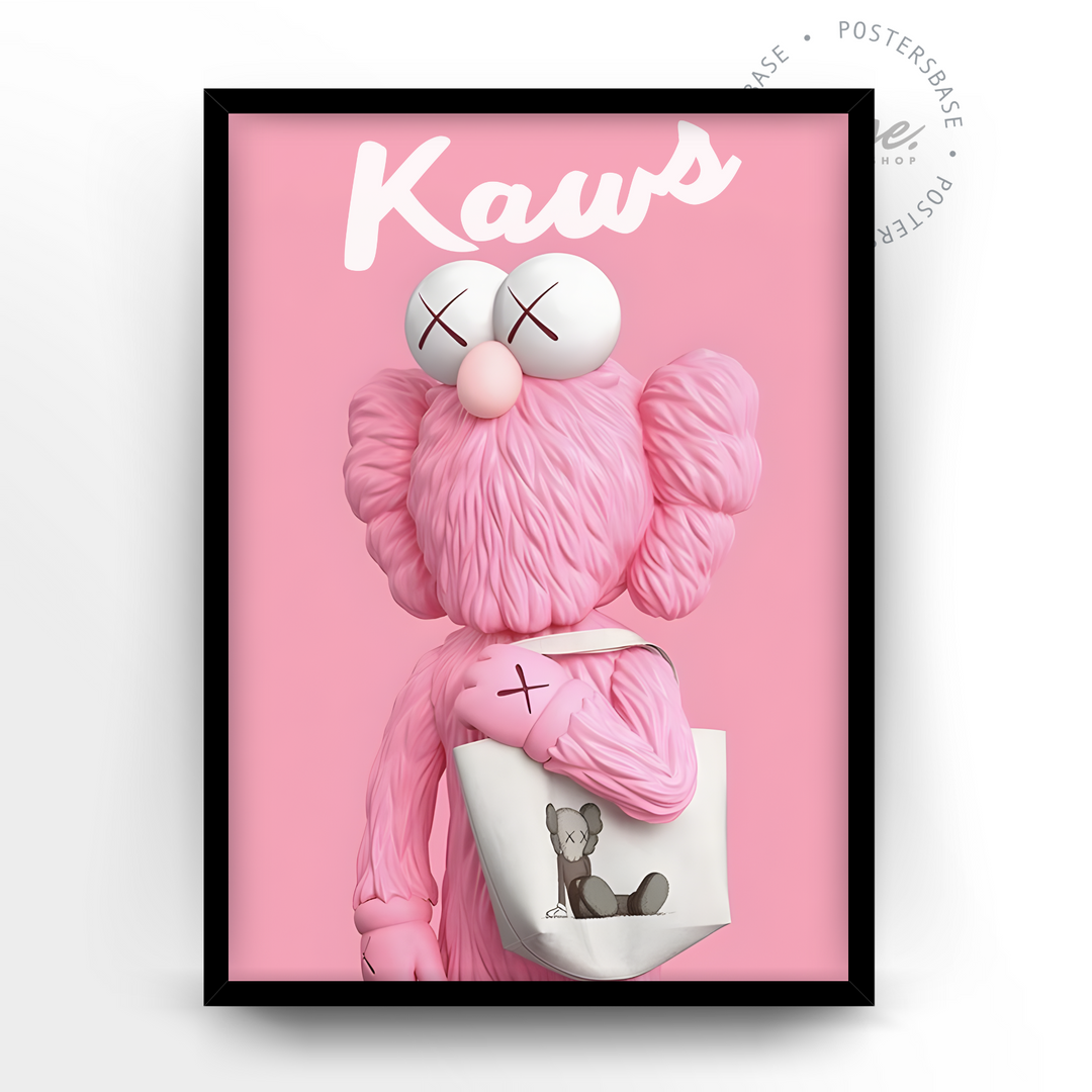 Posters Kaws Pink - Only €11.95 – Posters Base