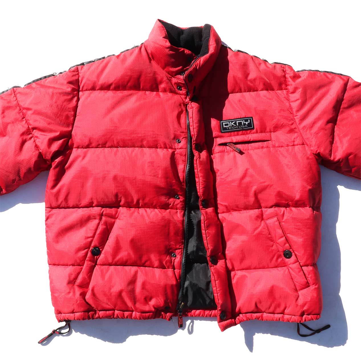 POST JUNK / 90's DKNY ACTIVE Rip-Stop Nylon Down Jacket [L]