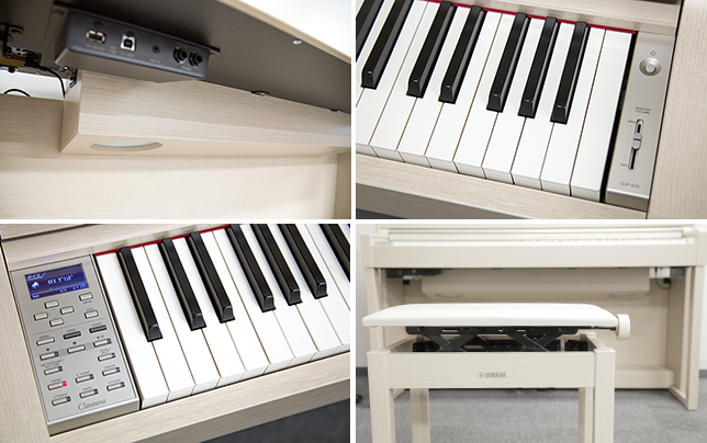 洗練されたぬくもり色、クラビノーバCLP-575にホワイトアッシュ調