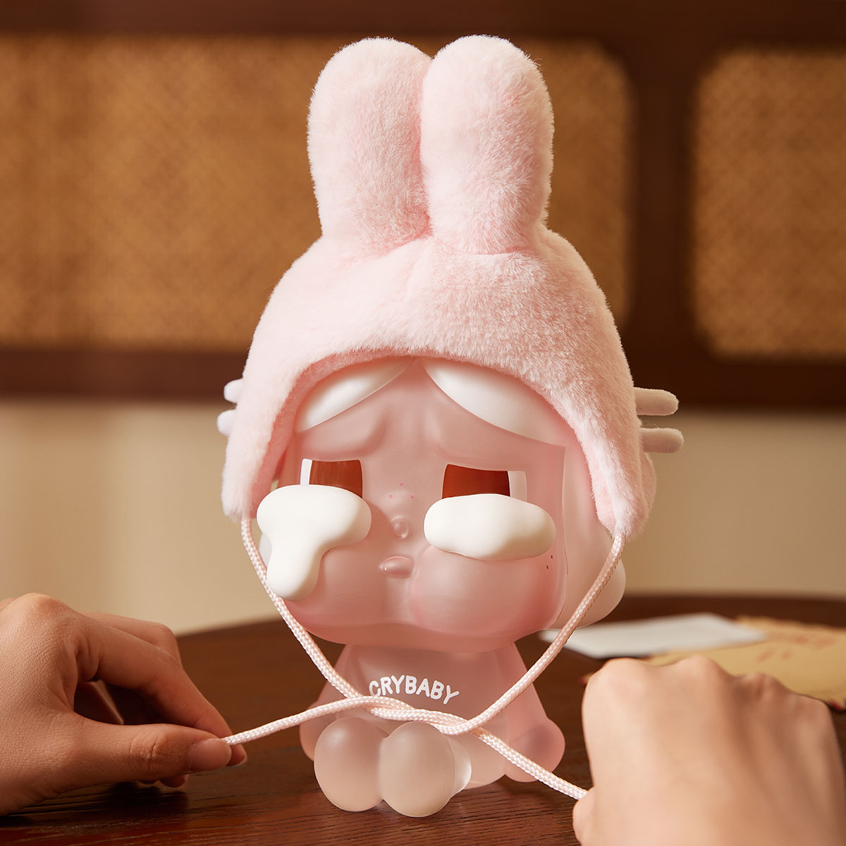 CRYBABY Crying Again Series-Plush Straw Cup (I'LL GIVE YOU ALL MY