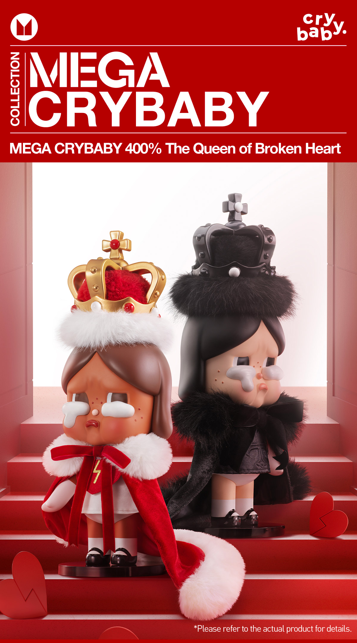 POP MART MEGA CRYBABY 400% The Queen of Broken Heart Blind Box | eBay