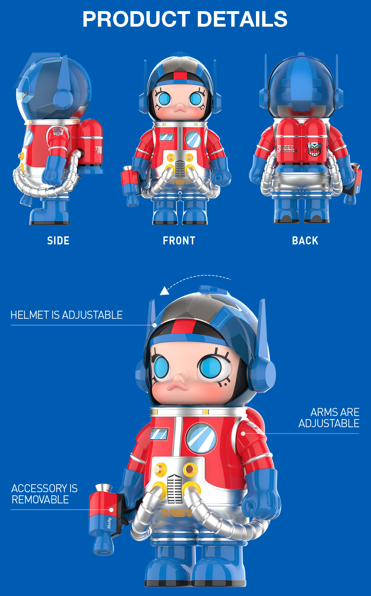 MEGA SPACE MOLLY 400% Optimus Prime - POP MART (United States)
