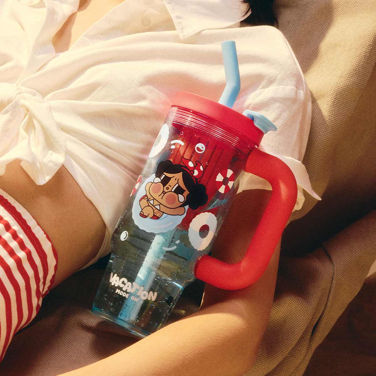 CRYBABY Vacation Mode On Series-Straw Cup - POP MART (United States)