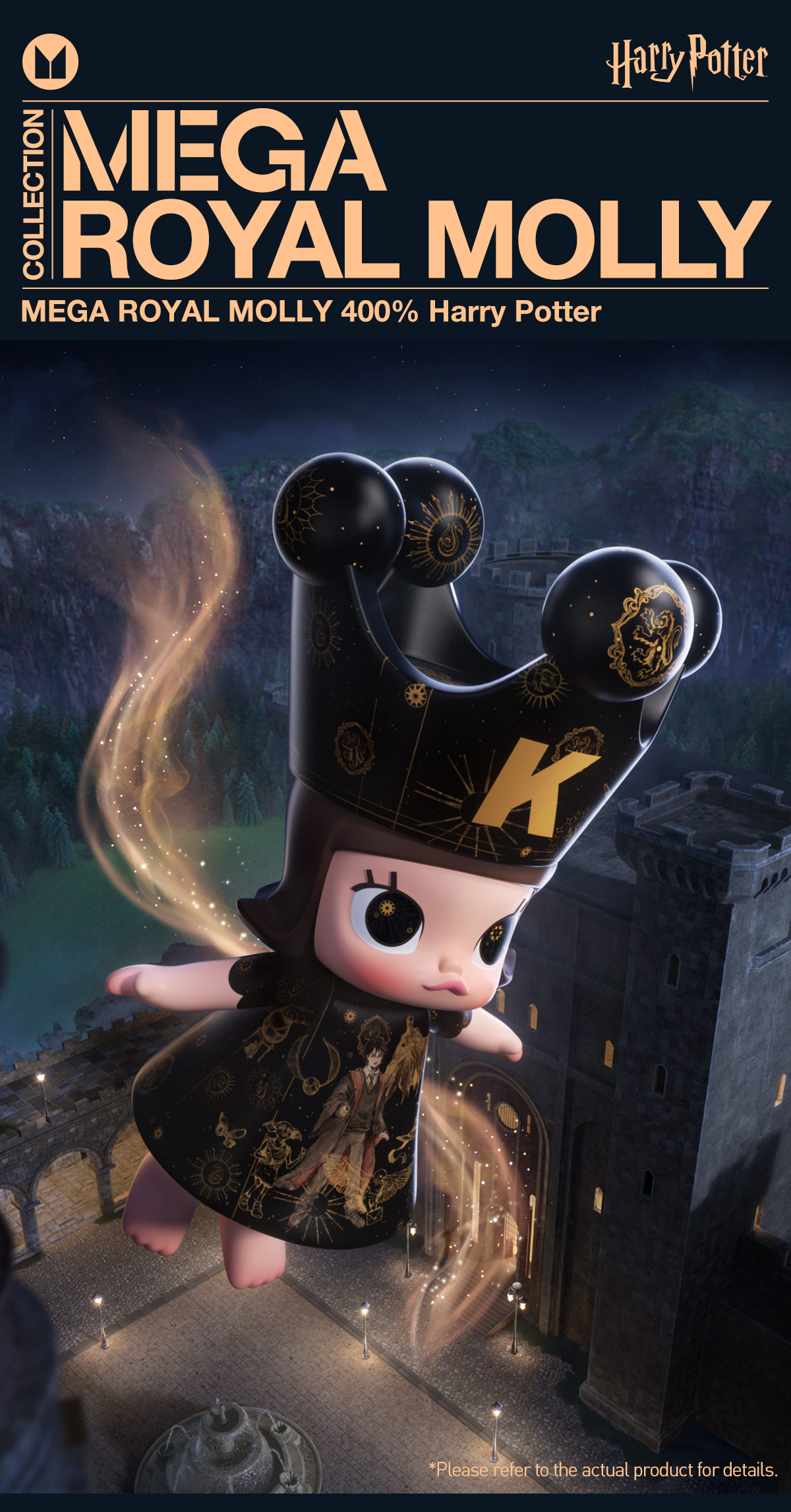 MEGA ROYAL MOLLY 400% Harry Potter - POP MART (United States)