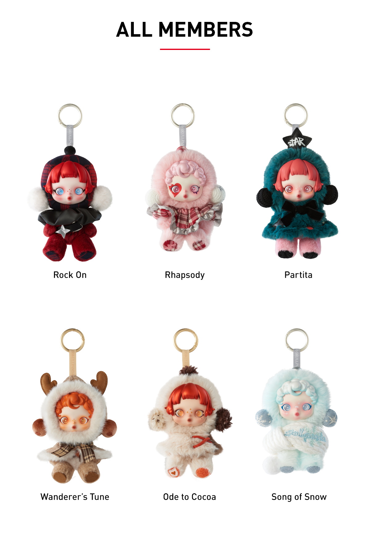 SKULLPANDA Winter Symphony Series Plush - POP MART (Luxembourg)