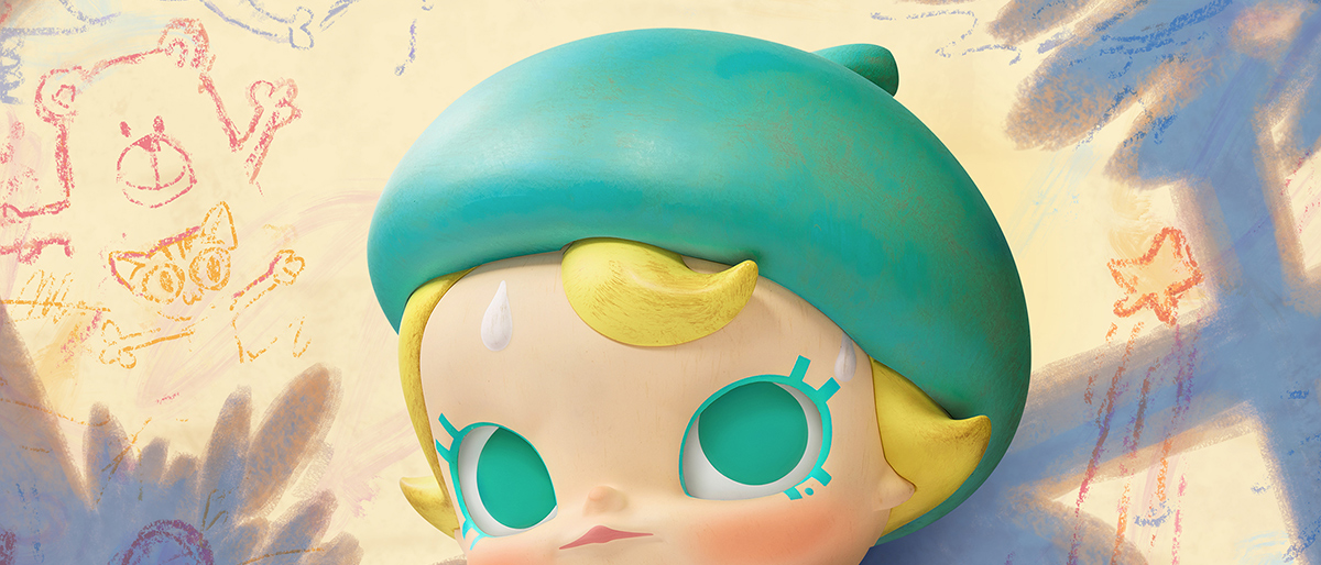 Baby Molly Future Painter Figurine - POP MART (Japan)