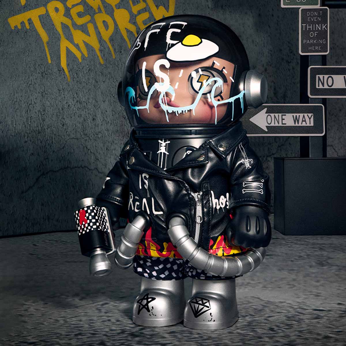 MEGA SPACE MOLLY 400% Trevor Andrew - POP MART (Japan)