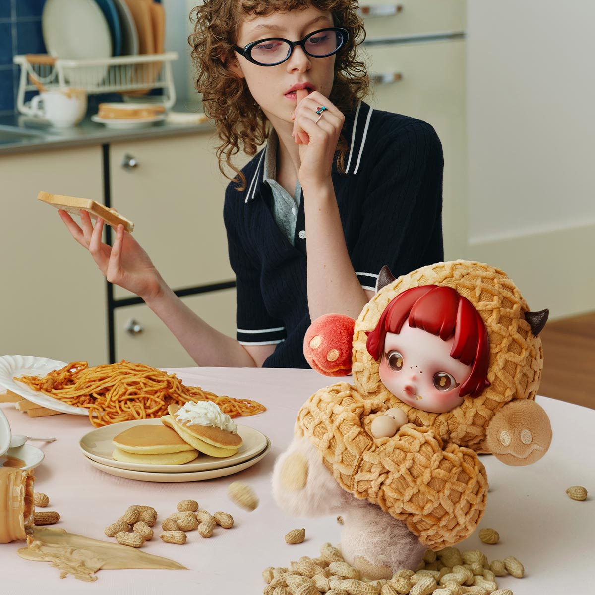 SKULLPANDA You Found Me! シリーズ ぬいぐるみペンダント - POP MART