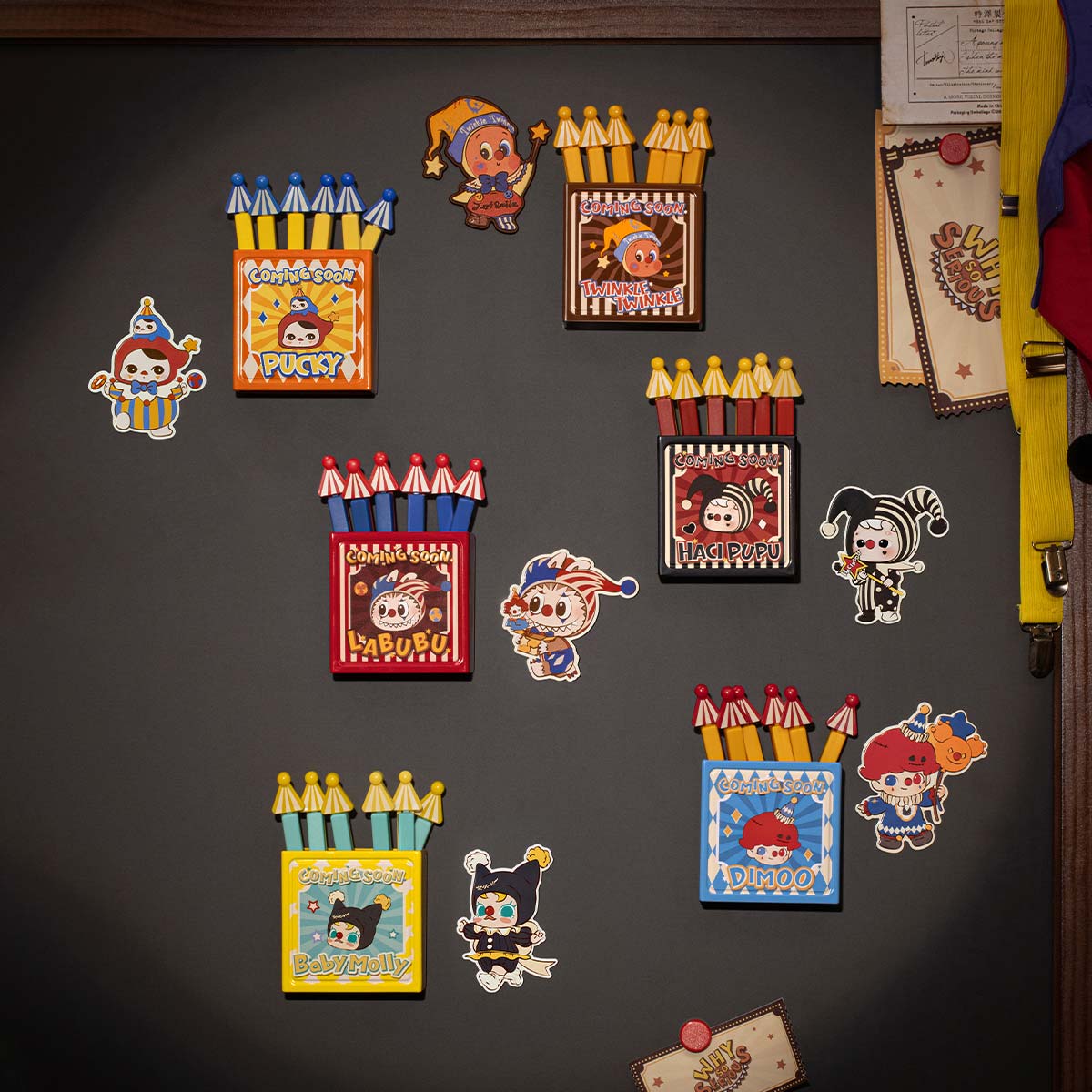 WHY SO SERIOUS シリーズ マグネット シールクリップ ストレージ