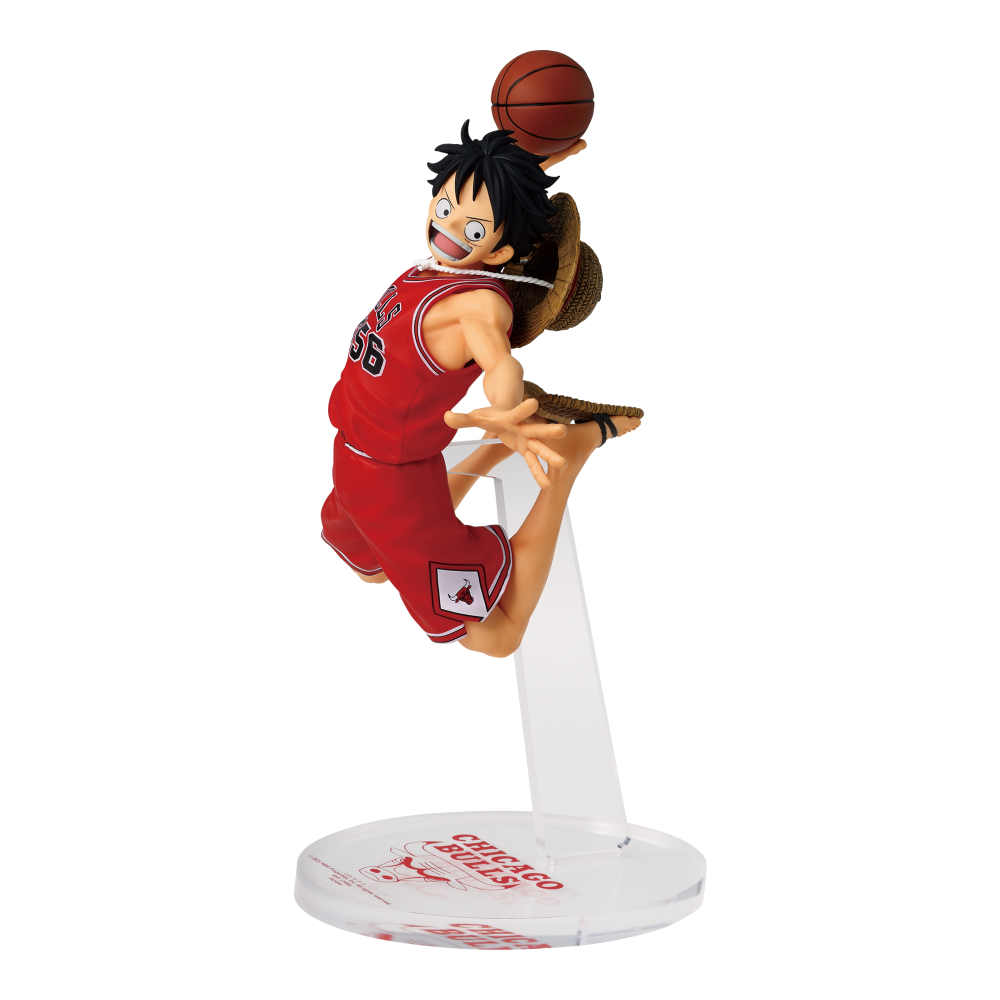 ONE PIECE ×NBA MASTER STARS PIECE THE MONKEY.D.LUFFY CHICAGO BULLS