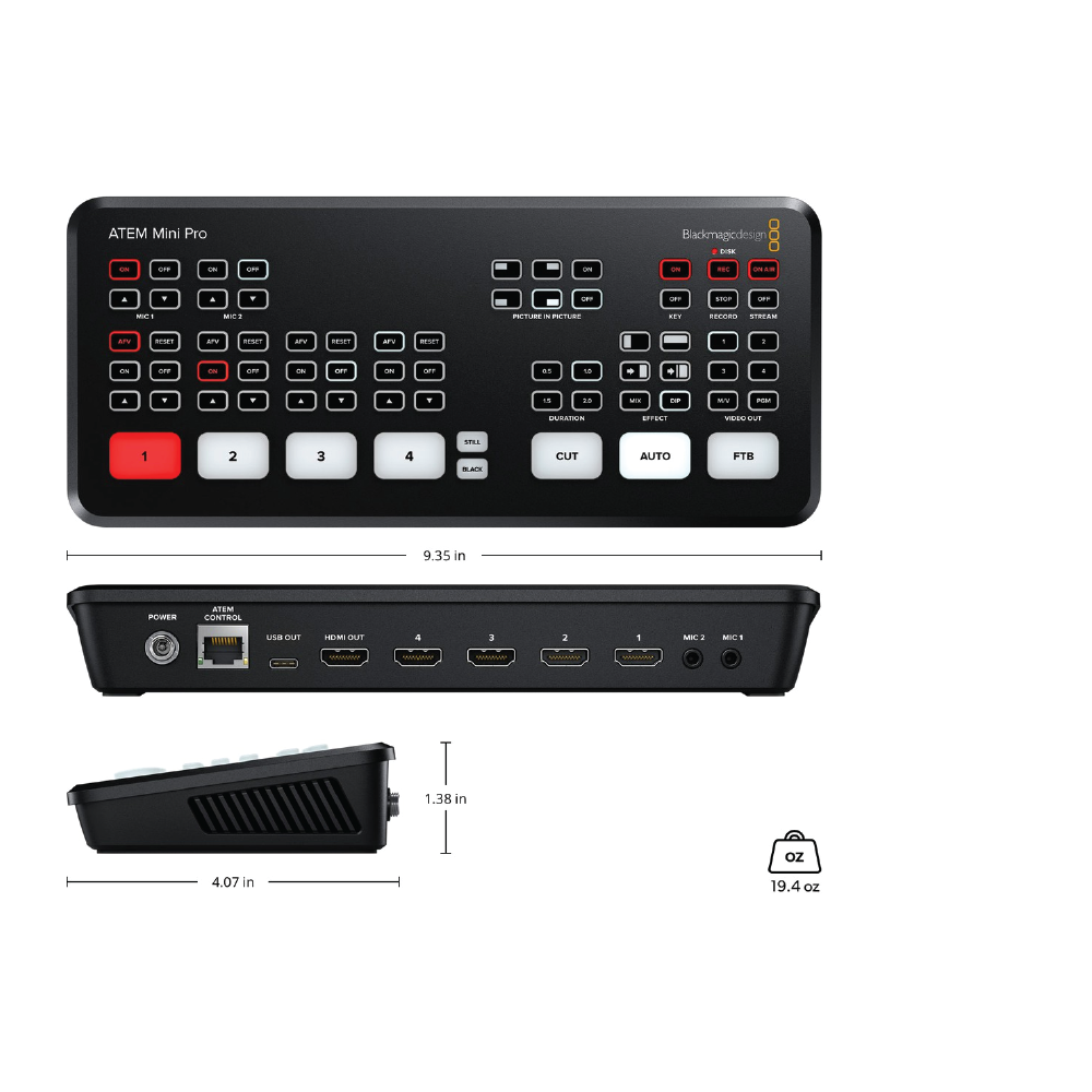BLACKMAGIC DESIGN ATEM Mini Pro - ProPlugin