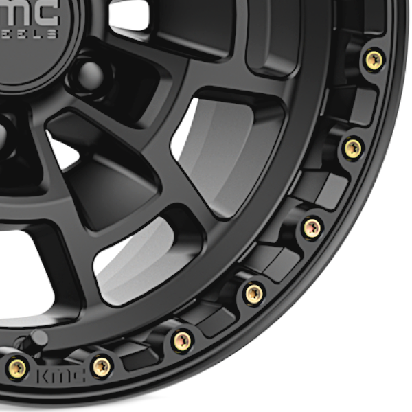 KMC KM718 サミット サテンブラック - | ランクル・プラド