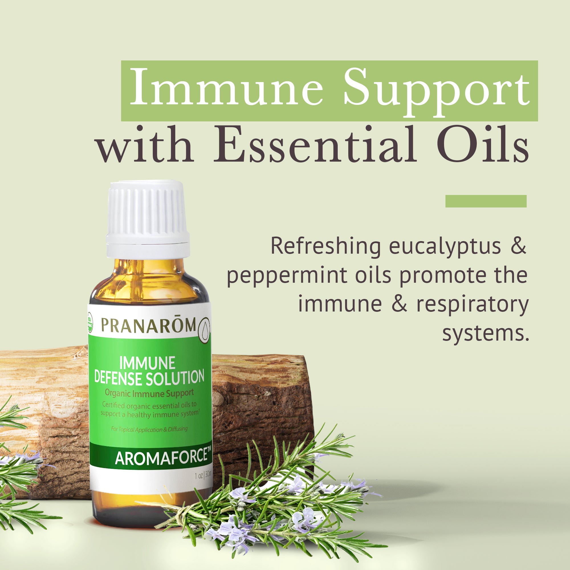 Aromaforce Immune Defense Solution - Bio | Pranarôm