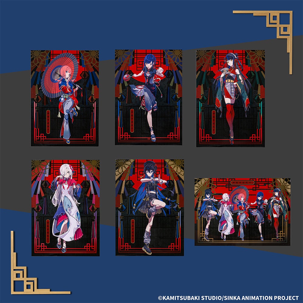 TVアニメ『神椿市建設中。』がタイトーくじ初登場！「夜河世界」の八