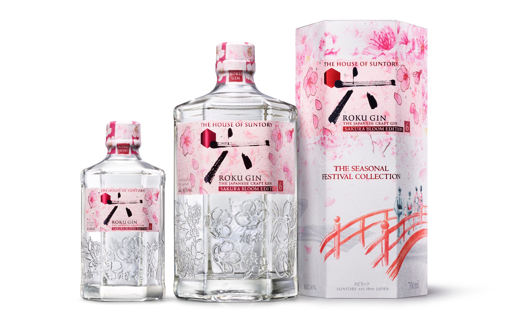 サントリージャパニーズクラフトジン「ROKU〈六〉SAKURA
