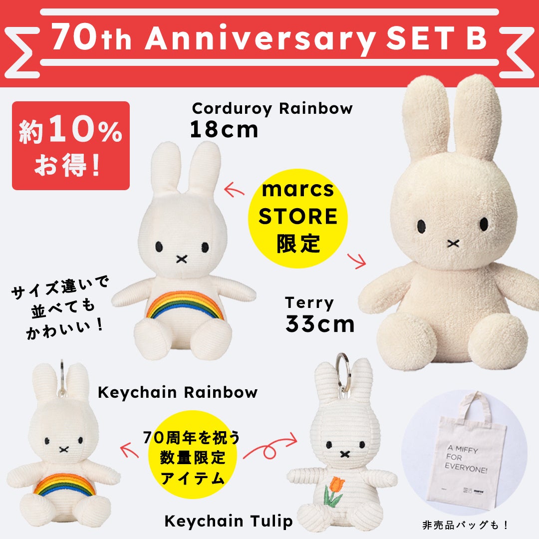 6/21はミッフィーのお誕生日！ミッフィー誕生70周年を記念した