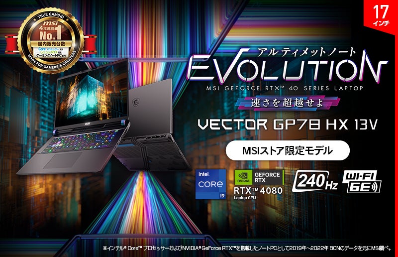 RTX 4060 & 32GB メモリに加え165Hzディスプレイを搭載 ハイスペック