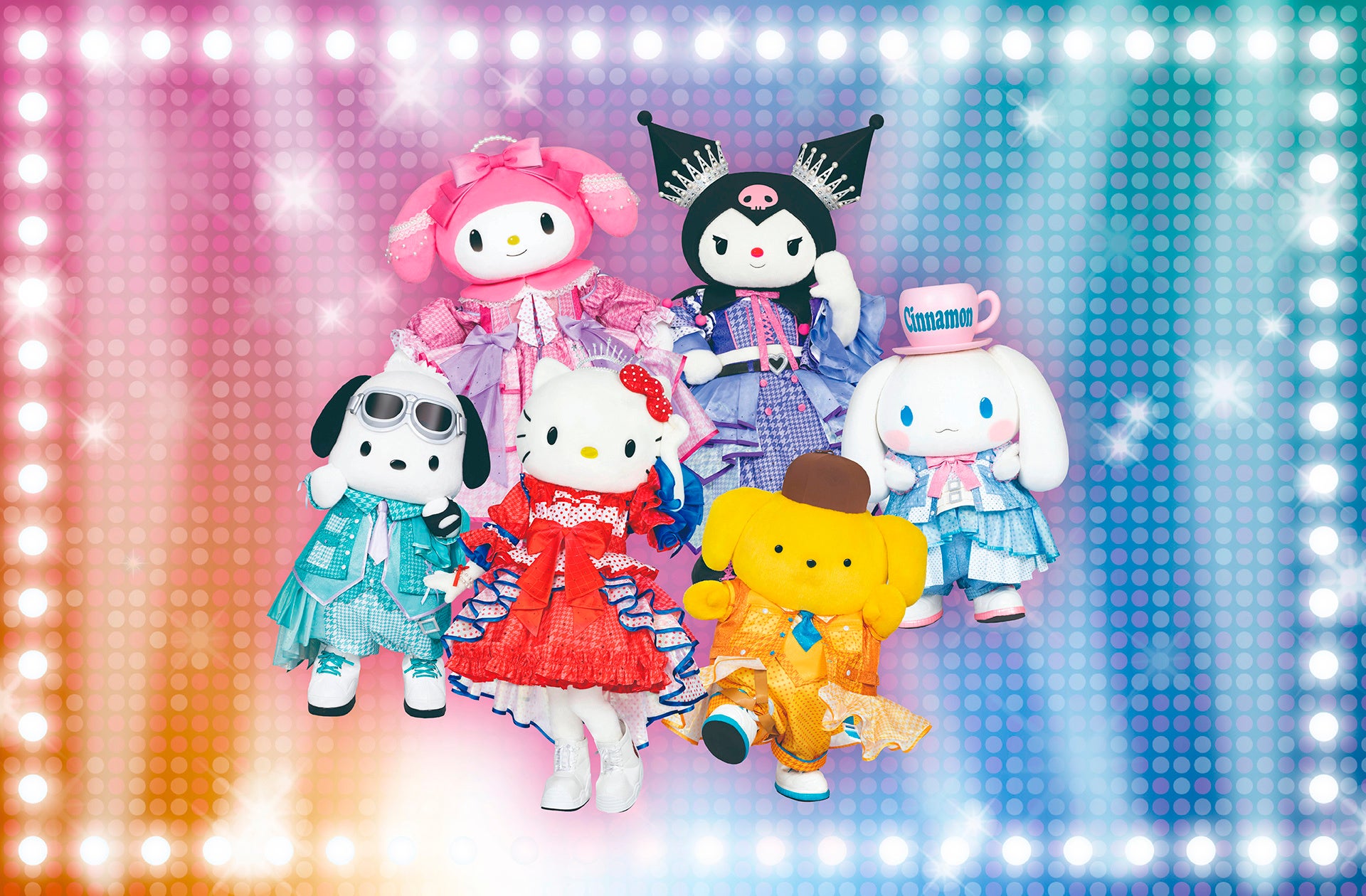 サンリオの人気キャラクターのアイドルユニット「きゅあかわきゅーと