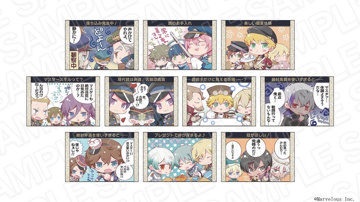 千銃士:Rhodoknight」より「スクエアカンバッジ、ミニアクリルアート