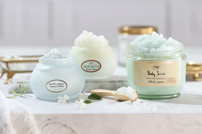 SABONを代表する3つのスクラブを全身で堪能。肌本来の生命力があふれ