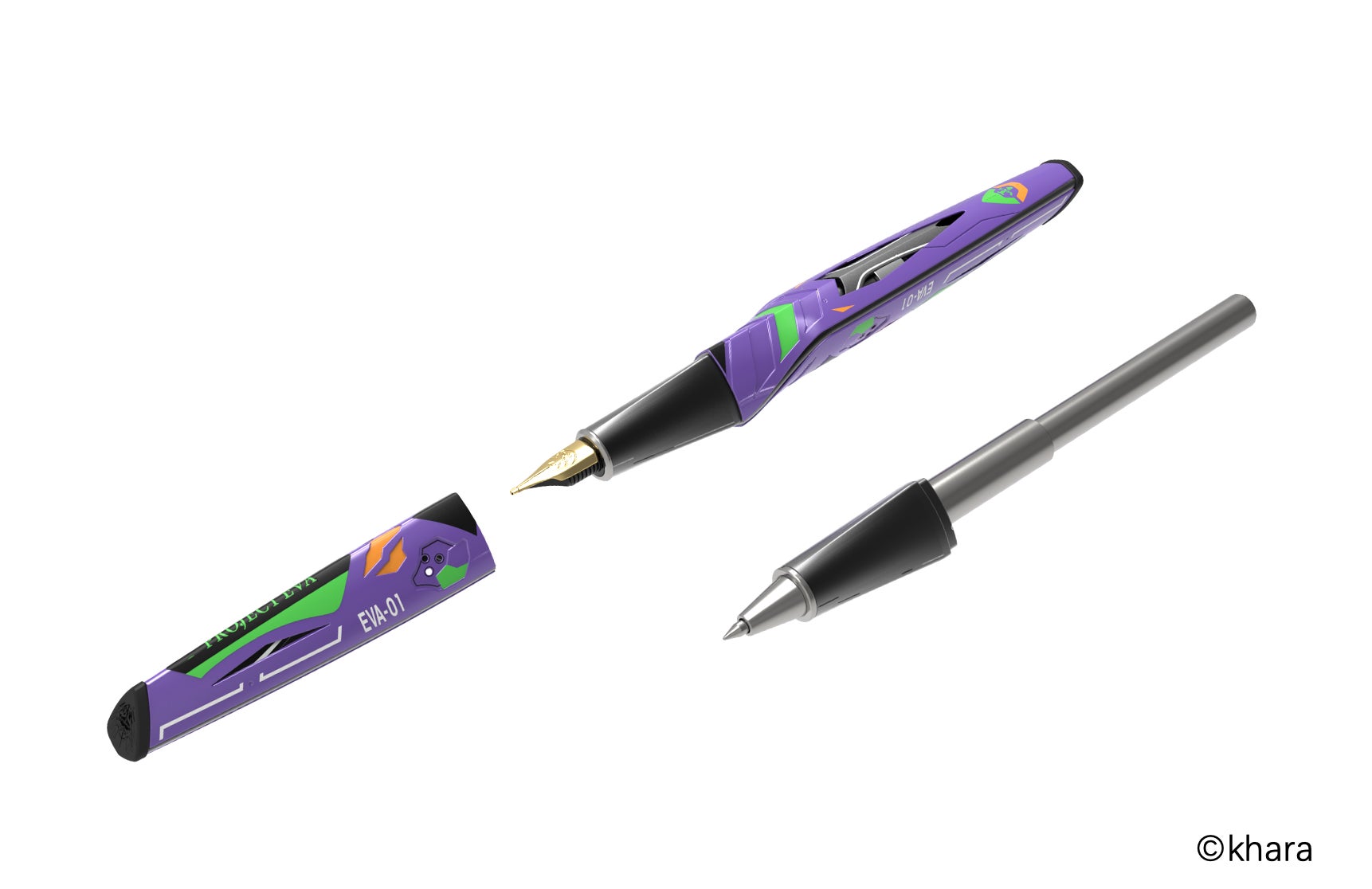 エヴァンゲリオン30周年記念Gravity.Mobius】初号機万年筆＆ボールペン