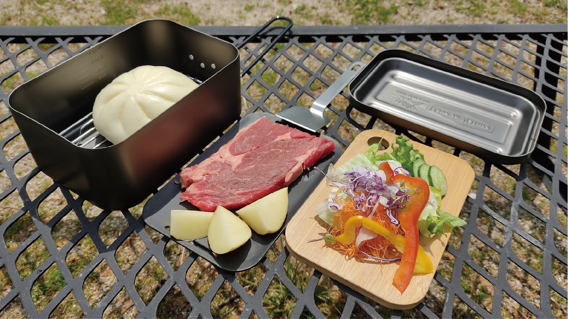 ソロキャンプに最適な深型メスティン！これ1台で調理幅が圧倒的に