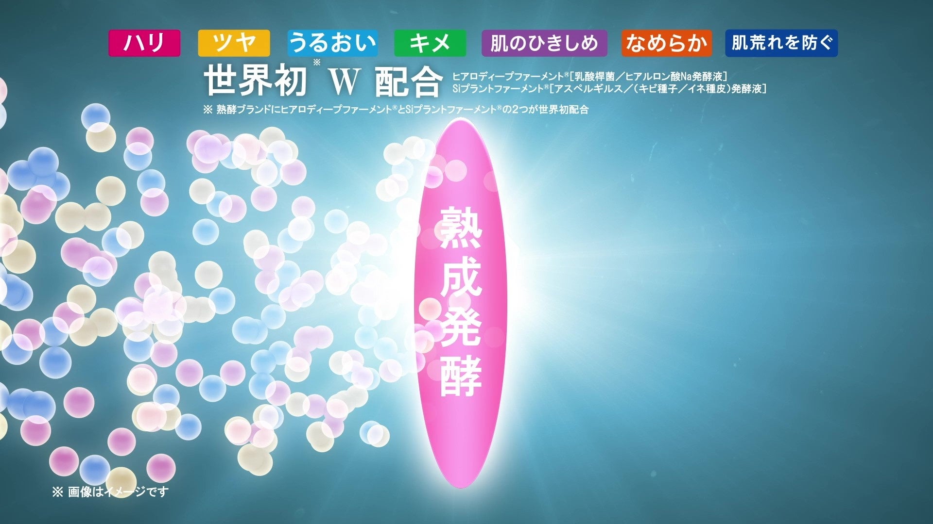 美容成分250種類（※1）！与えながら落とす新感覚の『熟酵 ザ