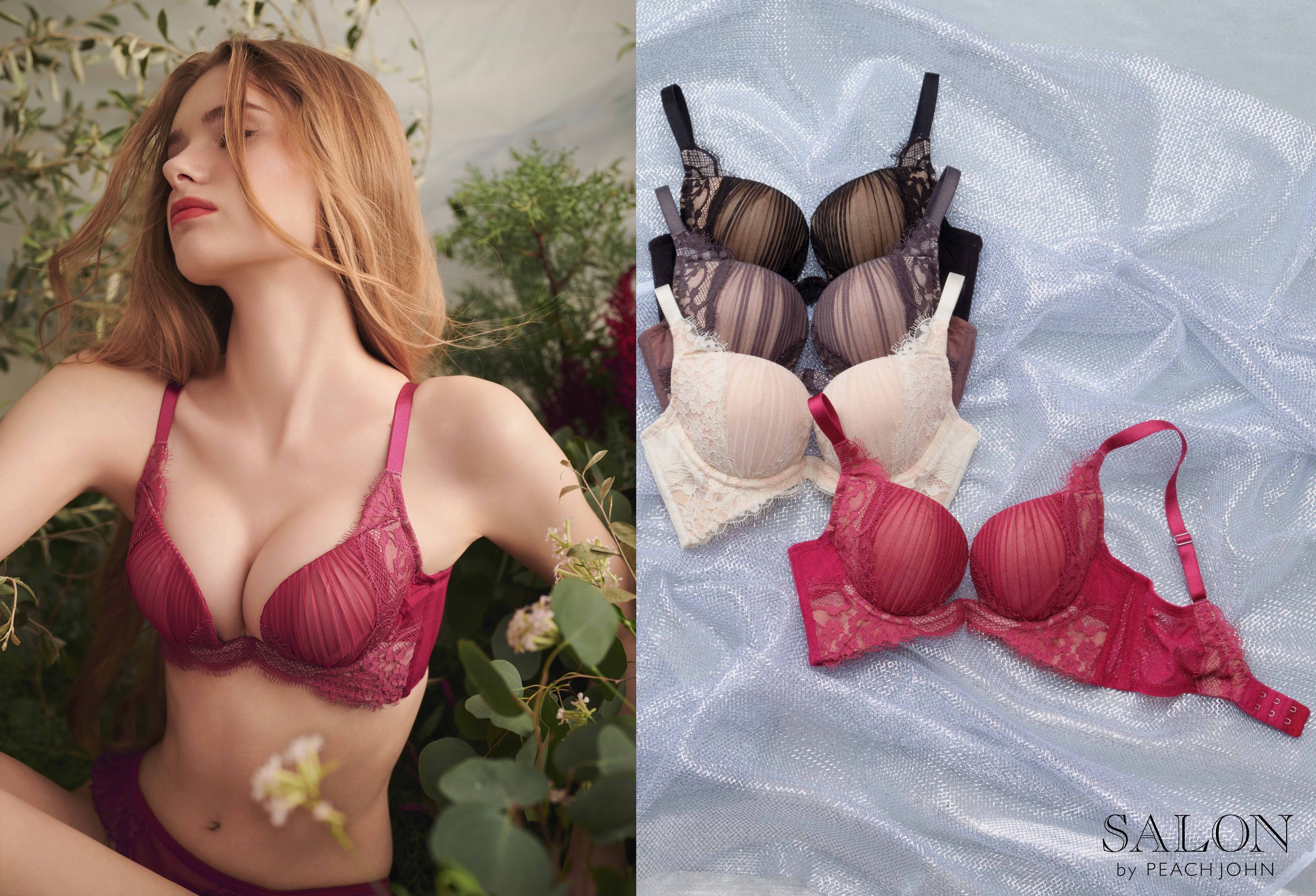 SALON by PEACH JOHN 2025 SPRING COLLECTIONデザイン、機能性を