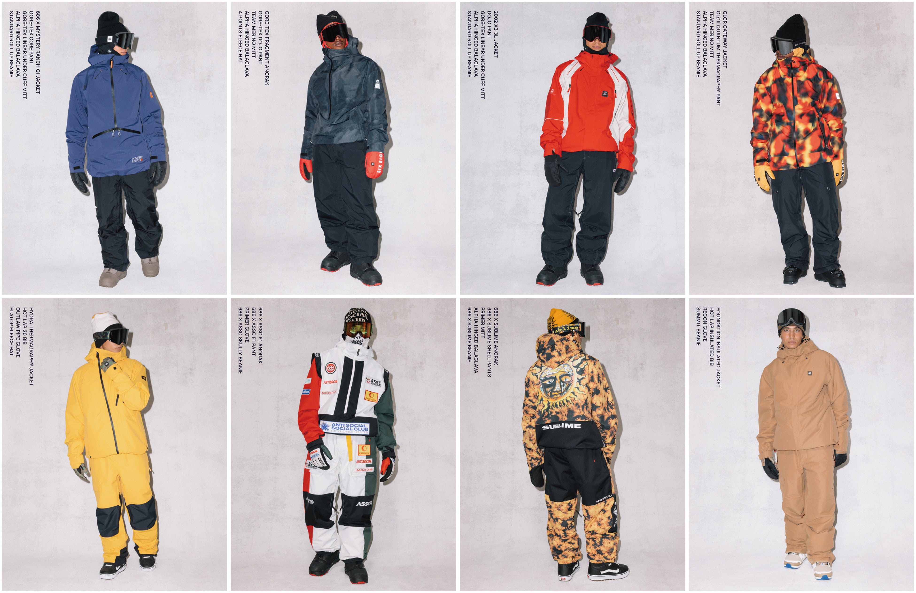 LA発スノーウェアブランド【686(シックエイトシックス)】快適性が