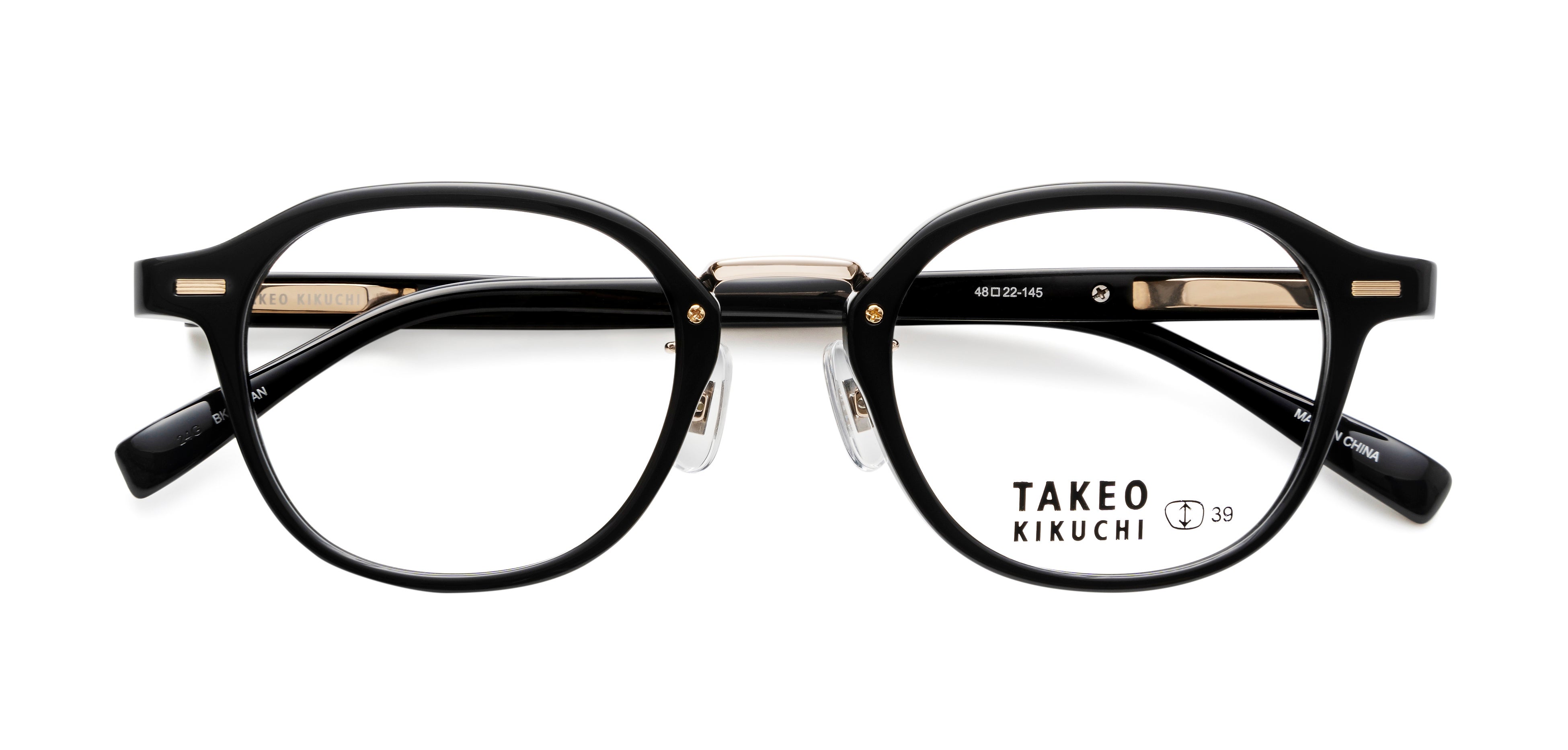 TAKEO KIKUCHI』と眼鏡市場のコラボレーションメガネ。クラシカルな