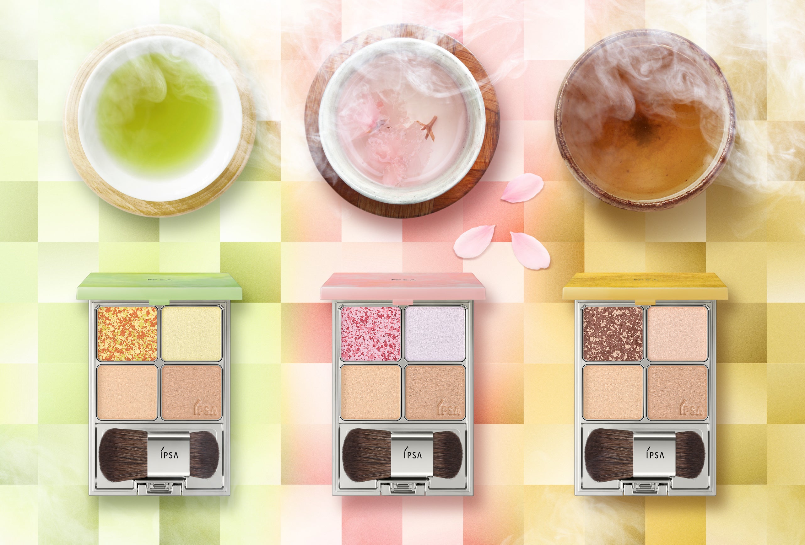 新しい季節の訪れにふわりと和らぐ彩りを表情へ心落ち着く日本茶から