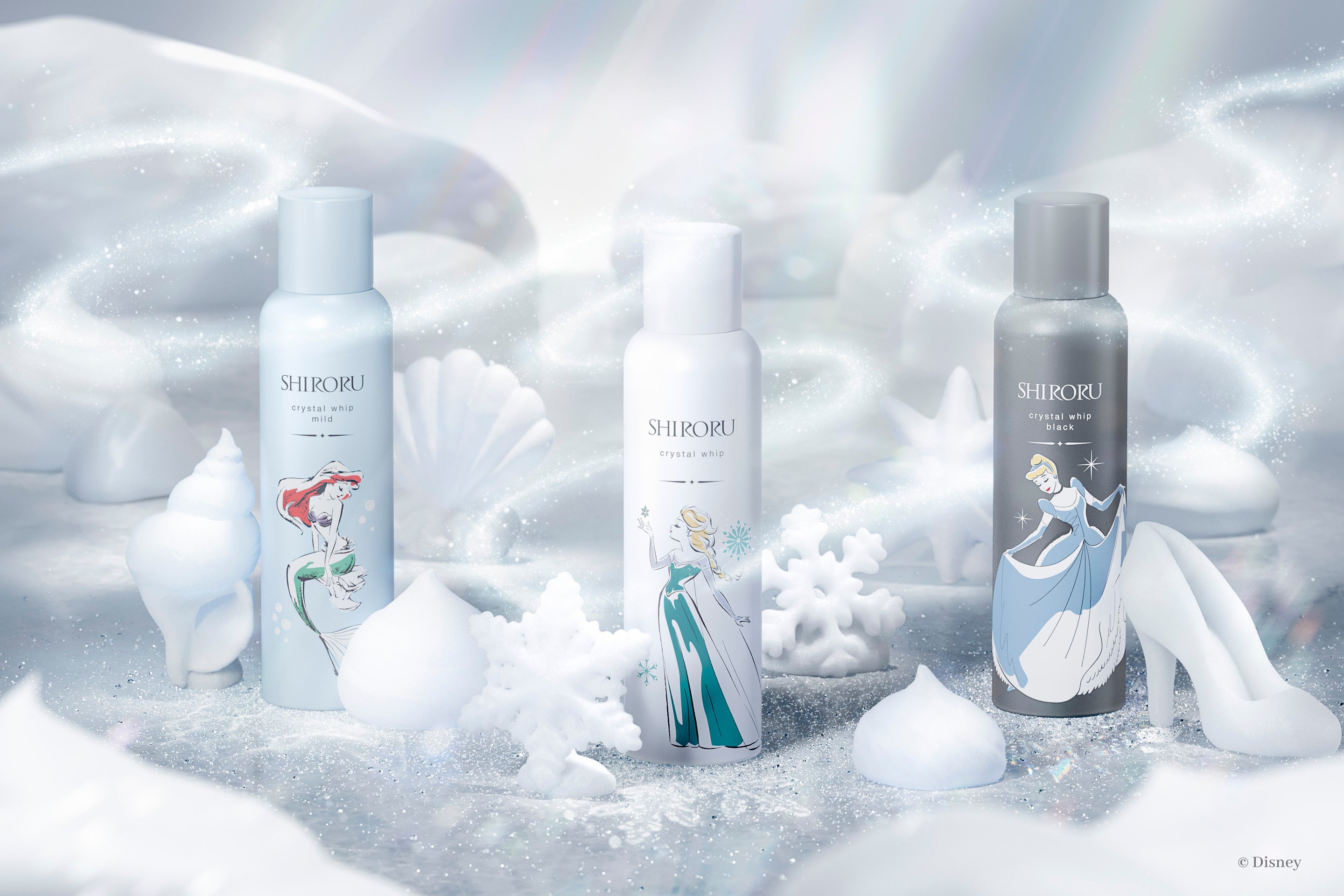 数量限定】ディズニーデザインの「クリスタルホイップ」シリーズを発売