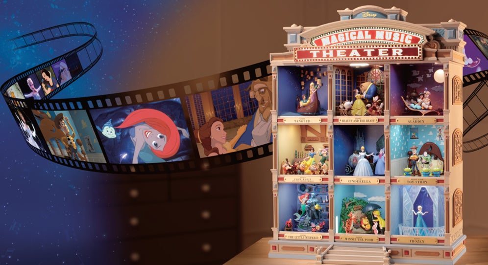 ディズニー映画の名シーンを、上質なミニチュアで。『ディズニー