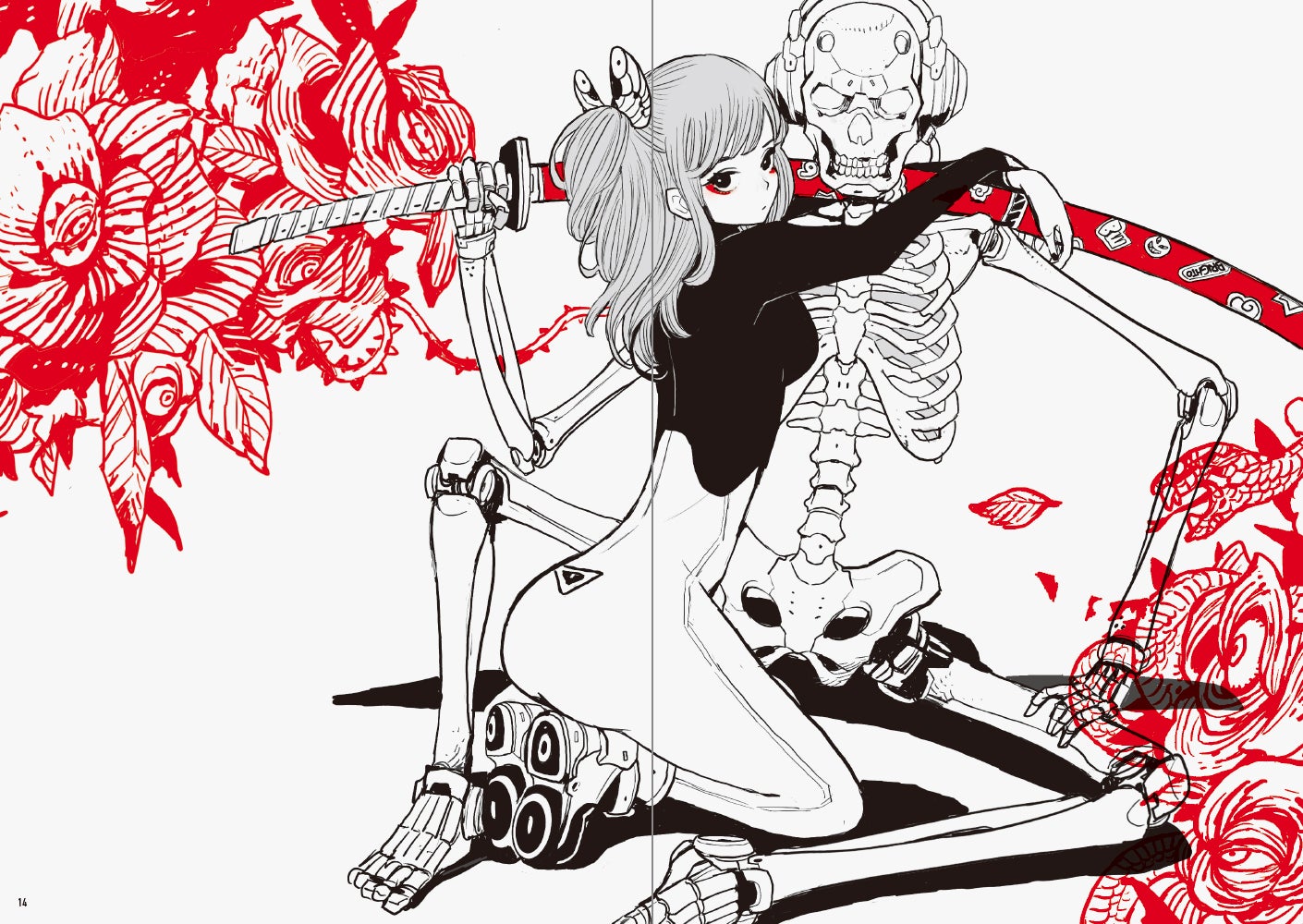 イラストレーターAcky Bright待望の商業初画集！『Acky Bright B/W』11