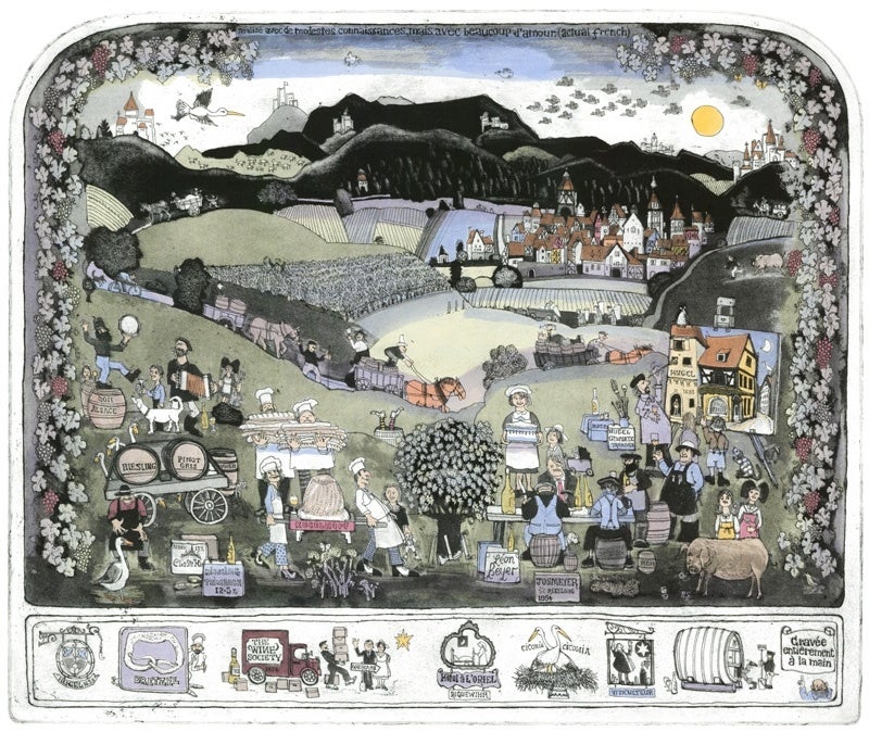 阪神梅田本店】イギリス古来のアーチ型銅版画を復刻、西欧の歴史、文化